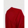 thumbnail image 5 of Red Off-Shoulder Bow Accent Mini Party Dress For Women, 5 of 5