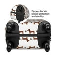 thumbnail image 4 of Haiem Dachshund Dog Puppy Luggage Cover Printed Suitcase Covers for Luggage Elastic Washable Suitcase Protector Fits 18-32 Inch Luggage-Small, 4 of 9