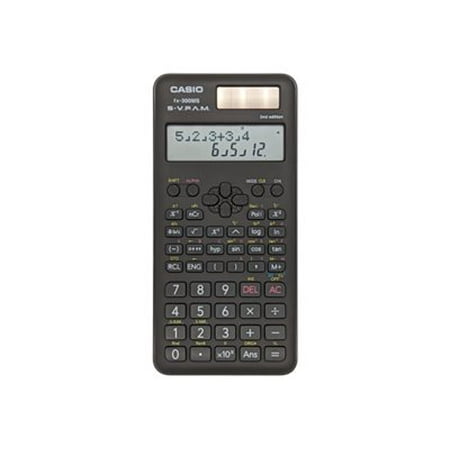 Casio fx 300MS PLUS 2nd Edition Scientific calculator 10 digits 2 exponents battery Walmart