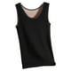 thumbnail image 1 of Minnieouse Ropa térmica sin mangas de cuello para mujer, camisa cálida ajustada para estudiantes, chaleco de capa Base, Tops, ropa interior de Ropa interior Negro Minnieouse AP013584-01, 1 of 6