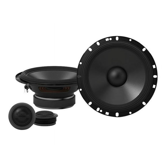 Alpine S-S65C - Speaker - for car - 80 Watt - 2-way - component - black