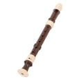 thumbnail image 1 of 8 Hole Soprano Recorder Instrument German Style C Key Flute ABS Detachable Design Exquisite Craftsmanship Comfortable Playability Convenient Storage Black with Protective Case for, 1 of 7