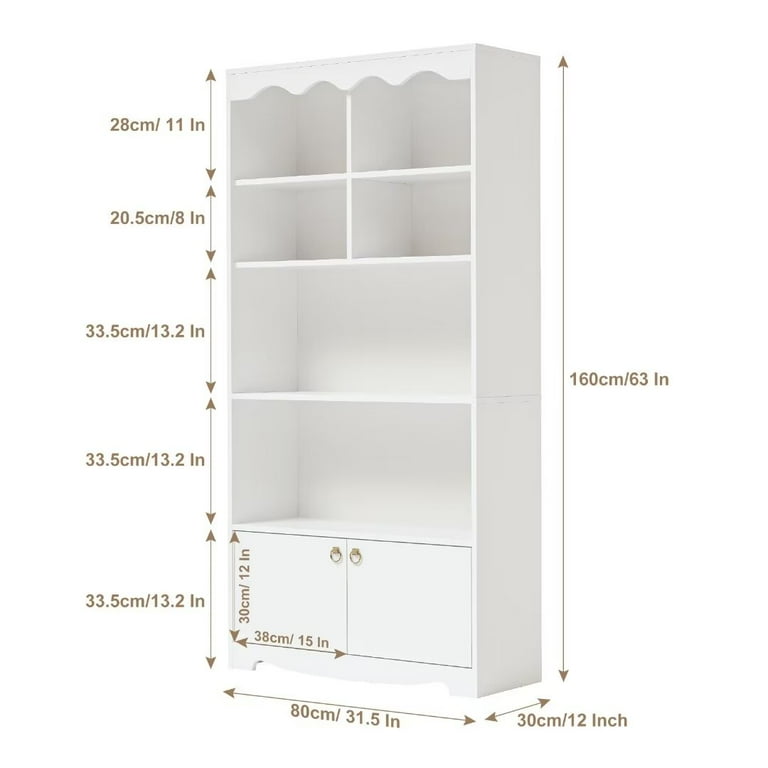 Bookshelves and Bookcases White