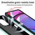 thumbnail image 5 of Kryonix for Motorola Moto G Play 2026 6.7” case,Military Grade Drop Impact,360 Metal Rotating Ring Kickstand Holder,Camera Lens Slide Protection Case,Armor Shockproof Case,TPU Bumper,Green, 5 of 11