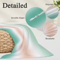 thumbnail image 3 of Teal Green Cream Ombre Throw Pillow Cover 20 x 26 Inch Decorative Pillow Cover Gradient Aesthetic Farmhouse Lumbar Pillowcase Seasonal Rectangle Cushion Case for Couch Sofa Bed Living Room, 3 of 9