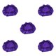 thumbnail image 1 of Jumpingount Gorro de pelo para mujer, gorro de dormir de satén de una sola capa, bufanda para la cabeza, gorro para dormir, gorro a la moda, turbante, Púrpura 5piezas Jumpingount CBP220566, 1 of 6