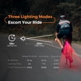 thumbnail image 4 of Mini Bike Tire Pump with Gauge & Professional Taillight, 120 PSI Portable Electric Bicycle Presta and Schrader Valve for Road Mountain Bikes, Motorcycle, Balls, 4 of 4