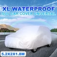 thumbnail image 2 of SUV Car Cover Waterproof All Weather Full Car Covers Breathable Outdoor Indoor Windproof/Dustproof/Scratch Resistant UV Protection Fits up to 17'(17' x 6.6' x 5.9'), 2 of 9