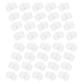 thumbnail image 1 of LEEYNEER50Pcs Candle Making Kit Wax Moulds for Candles Diy Enthusiasts Transparent Heart Shape Square, 1 of 8