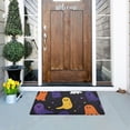 thumbnail image 5 of Yayeee Doormat for Indoor Entrance 32" x 20" Non Slippery Floor Rug, Halloween Colorful Ghosts, 5 of 8