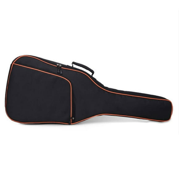 Matsuzay Bolsa gruesa para guitarra, doble correa para el hombro, caja transpirable de tela Oxford para guitarra, bolsa acolchada para guitarra de 10mm, Cables de audio/vídeo Numero 3
