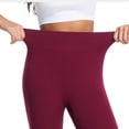 thumbnail image 4 of Paiwinds Women's High Waist Yoga Pants Full Length Tummy Control Slim Fit Nylon Spandex Running Leggings, 4 of 9