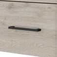 thumbnail image 3 of HomeRoots 10 in. One Drawer Faux Wood Floating Nightstand, Gray, 3 of 6