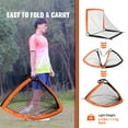 thumbnail image 3 of VEVOR Portable Soccer Goal, 4x3 ft Kids Backyard Soccer Net, Foldable Pop Up Practice Soccer Net, Mini Youth Training Soccer Goal Set, All-Weather Indoor Outdoor Soccer Goals with Carry Bag, 2 Pack, 3 of 9