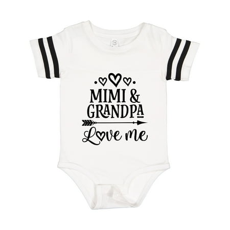 

Inktastic Mimi and Grandpa Love Me Gift Baby Girl Bodysuit