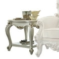 thumbnail image 4 of Finely Designed Wooden End Table with Aesthetic Carvings and Cabriole Legs White - Saltoro Sherpi, 4 of 4
