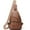 Brown, variant on Sling Bag for Women Crossbody Fanny Pack - Lightweight Waterproof Faux Leather Purse for Travel Hiking Running Hands-Free