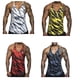 thumbnail image 2 of Hombres Gimnasio Culturismo Sin mangas Top Entrenamiento masculino Ejercicio físico Chaleco deportivo Monstrate FS10991-07, 2 of 7