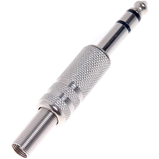 Jack Plug 6.35mm Macho Soldadura Estéreo Macho Macho Conector Soldadura (5pcs) LingWen 8390606268471