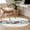 Blue Brown, variant on Round Area Rug 3 Ft, Green Starfish Summer Washable Non-Slip Circle Carpet for Living Room/Bedroom, Ocean Coral Conch Blue Shells Low-Profile Small Floor Mats Collection Rugs for Indoor