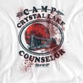 thumbnail image 2 of Friday The 13Th Camp Counselor Victim Women's T Shirt (Small) White, 2 of 6