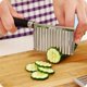 thumbnail image 5 of Cortador de patatas fritas, accesorios de cocina de acero inoxidable, cuchillo ondulado, cuchilla dentada, cortador de zanahorias, herramientas para verduras brillar Electrónica, 5 of 5