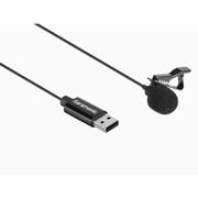 Saramonic SR-ULM10 Clip-On USB Lavalier Microphone for Computers w/ 6.56 (2m) Cable, Clip, Windscreen & Pouch