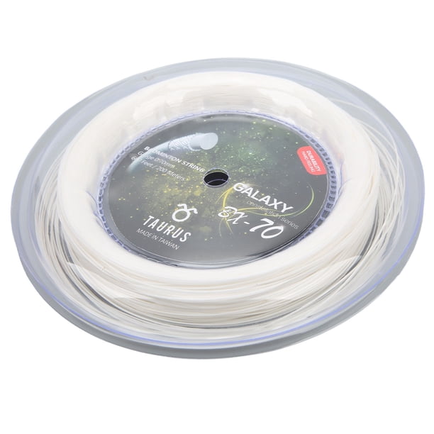 Cuerda de Raquetas de Bádminton BX70 Cuerda de Raqueta de Bádminton de Nailon de Alta Elasticidad Cuerda de Bádminton de 07mm Carrete de 200m Raquetas de Bádminton ANGGREK Otros