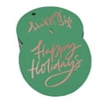 thumbnail image 1 of Inkdotpot Rose Gold Foil Paper Hang Tags Happy Holiday Favor Tags 100 Pieces, 1 of 6