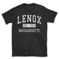 thumbnail image 1 of Lenox Massachusetts Classic Established Men's Cotton T-Shirt, 1 of 1