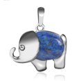 thumbnail image 1 of Energy Cute Elephant Pendants for Child Jewelry Chakra Natural Gem Stone, 1 of 6