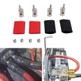 thumbnail image 1 of Durable Amp Connectors, 4 Pcs Brass Amp Input Reducer with Accessories Car Stereo Amplifier Wire Terminal Connectors for Vehicle Stereo System, 1 of 7