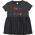 thumbnail image 3 of Inktastic My Opa Loves Me Girls Baby Dress, 3 of 5