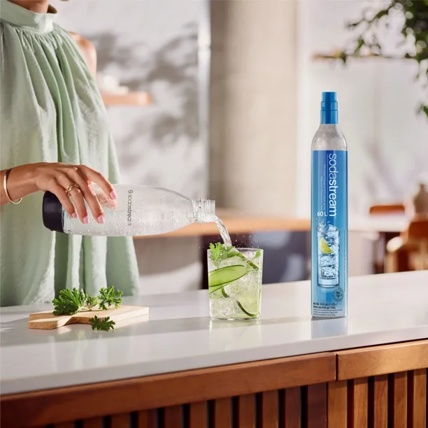 SodaStream 60L Screw-In Blue CO2 Cylinder, Refill Exchange Program