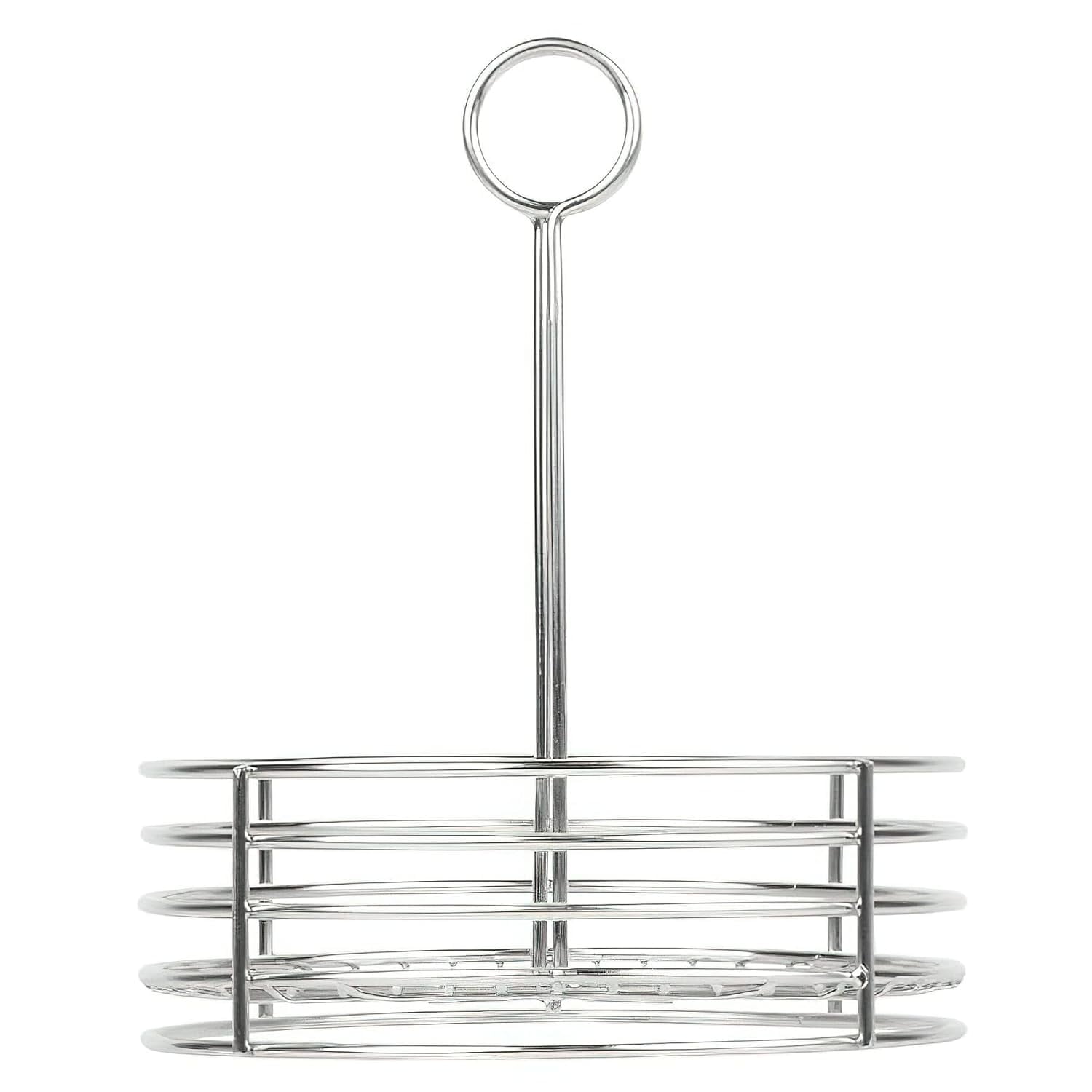 Thai condiment caddy, stainless, 4 glasses - ImportFood