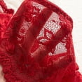 thumbnail image 6 of Babydoll Lingerie for Women Floral Lace Chemise Boudoir Outfits Strap Ruffle Sleepwear, 6 of 7