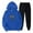 Blue, variant on Wyzesi Basketball Shorts Suit Girl Black Women's Autumn and Winter Casual Rabbit Print Round Neck Hooded Long Sleeve Sweatshirt and Pants Suit (Style 2) Swimsuit Board Shorts Suit for Women