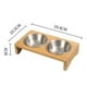 thumbnail image 2 of Platos para Salsas Platos para Condimentos Tazón para Salsa de Sushi Platillos Tazón Mini Platos para Aperitivos, con Soporte de Madera, 2 of 5