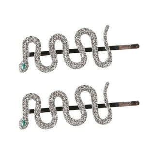  4pcs Snake Hair Clip Vintage Decorative Metal Hair