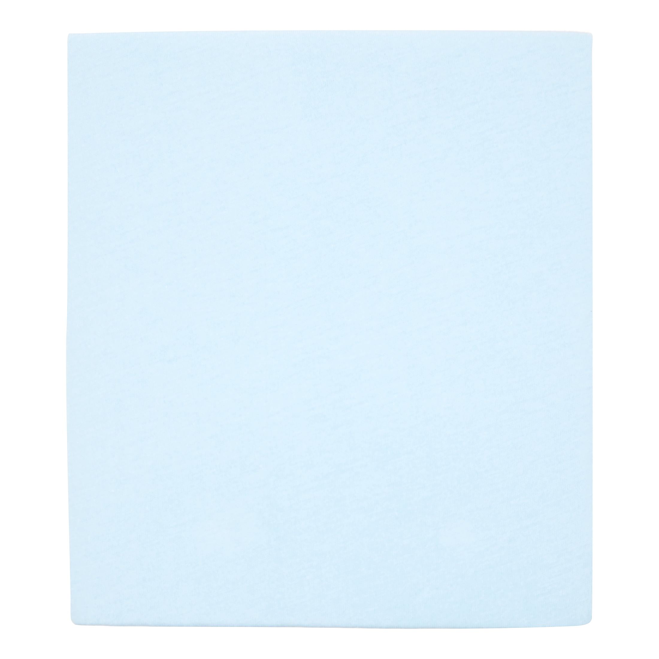 Carter's 100% Cotton Knit Fitted Crib Sheet - Blue