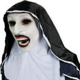 thumbnail image 4 of Máscara de monja aterradora, disfraz de conjuración, máscaras de látex para adultos, disfraces de monja espeluznantes, disfraces de Halloween, películas de terror, juegos de rol, a Regalo de navidad, 4 of 6