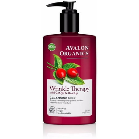 Ultra Moisture Cleansing Milk - Avalon Organics CoQ10 Facial Cleansing Milk 8.50 oz