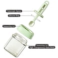 thumbnail image 4 of Uscallm Kitchen Seasoning Storage Box Glass Spice Jars With Telescopic Spoon Airtight Moisture Proof Container For Pantry Organization, 4 of 6