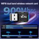 thumbnail image 5 of USB Dongle Receptor WiFi6 Tarjeta Red Doble Banda para Computadora PC, 5 of 9