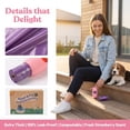thumbnail image 5 of Extra Thick Biodegradable Dog Poop Bags with Sweet Strawberry Scent, Heavy Duty Leak-Proof Pet Waste Bags, 9" x 13" Eco-Friendly Refill Rolls for All Breeds, Premium Outdoor Dog Walking Supplies, 5 of 11