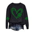 thumbnail image 4 of hotojiny St. Patrick's Day Sweatshirts for Women Fashion Long Sleeve Crewneck Cute Pullover Tops Lounge Loose Soft Shirts, 4 of 5