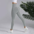 thumbnail image 5 of HJYCHN Women High Waist Workout Yoga Pants for Gym Training and Cycling Activities with Comfortable Flexible Fabric Design Grey S, 5 of 6
