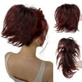thumbnail image 2 of Natural Look Hair & Extensions Messy Bun Hair Piece With Bendable Metal Wire 8 Inch Clip For Women Straight Hair Bun & Ponytail ExtensionHuman Hair Clip In Ponytail Ext, 2 of 4