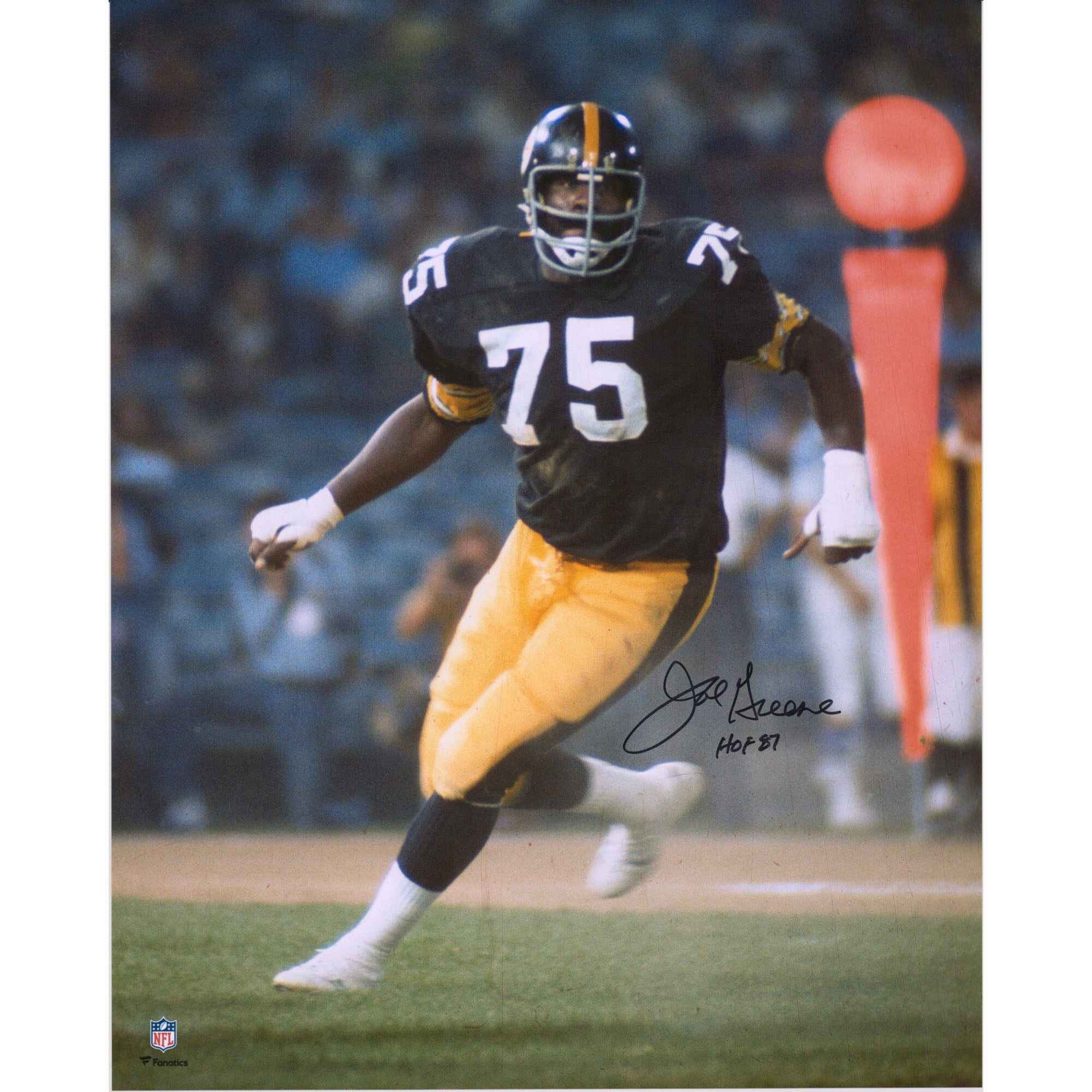 Shop Joe Greene Pittsburgh Steelers Signed Duke Pro Football with