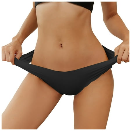 Xiaoxatg Panties for Women Thongs For Womens High Waisted Seamless Underwear For Women 6 Pack Edge No Show Sexy Panties Women s Long Underwear Pants